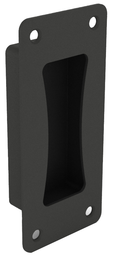 ROČAJ VGRADNI PA 133x60mm črn