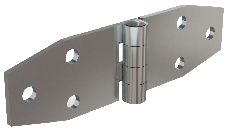 TEČAJ 66x230x5mm Zn