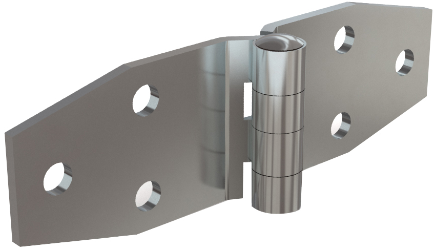 TEČAJ 66x215x5mm Zn