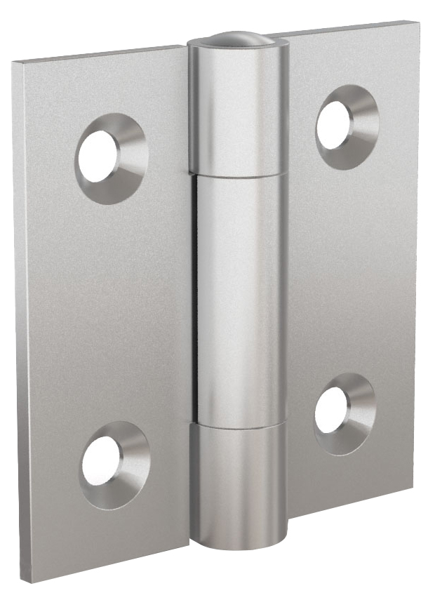 TEČAJ 40x40x2mm INOX