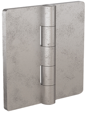 TEČAJ KOVANI 125x130x8mm surov
