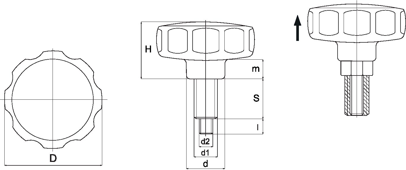 ZASKOČNIK M10x5mm