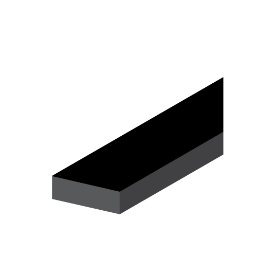 PENASTI PROFIL EPDM črn