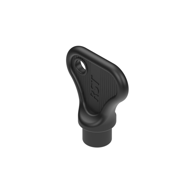 KLJUČ kvadrat 6mm PA črn